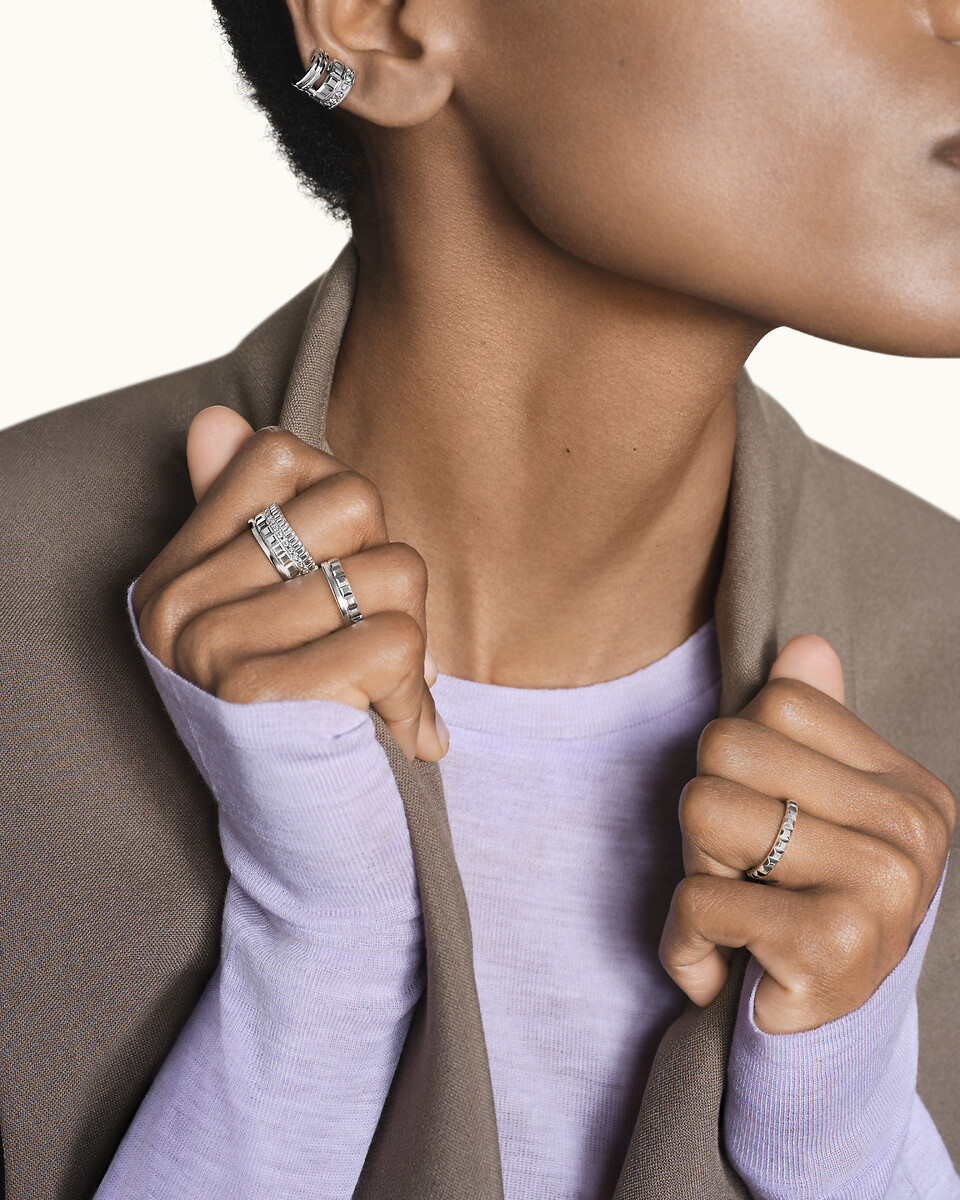 Clou de Paris婚戒，铂金