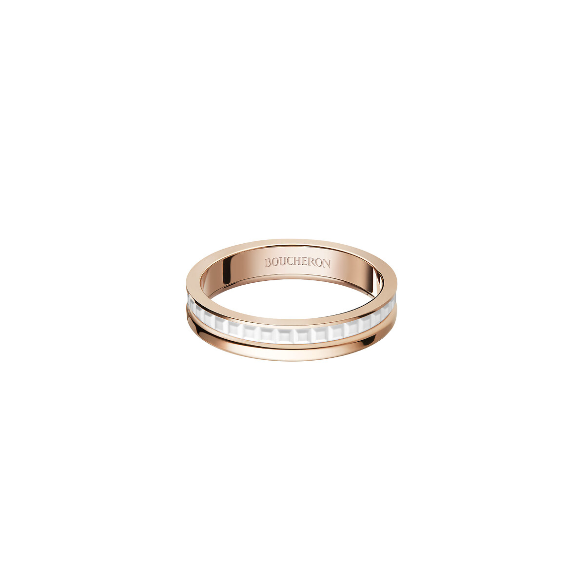 Quatre White Edition Wedding Band  