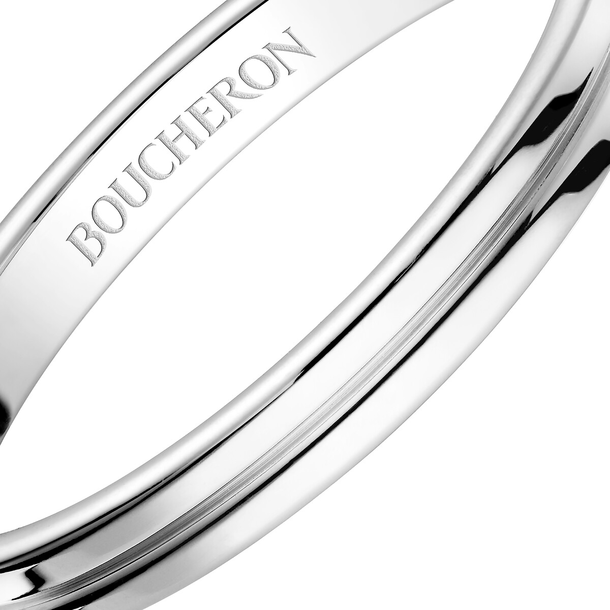 Godron系列铂金婚戒