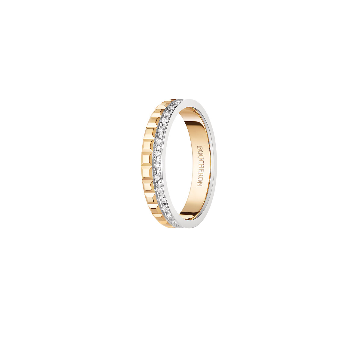 Quatre Radiant Edition Clou de Paris Wedding Band