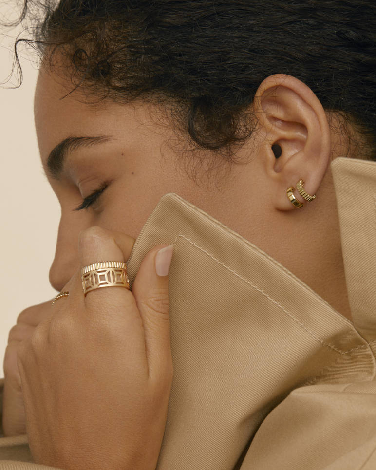 Grosgrain黄金婚戒