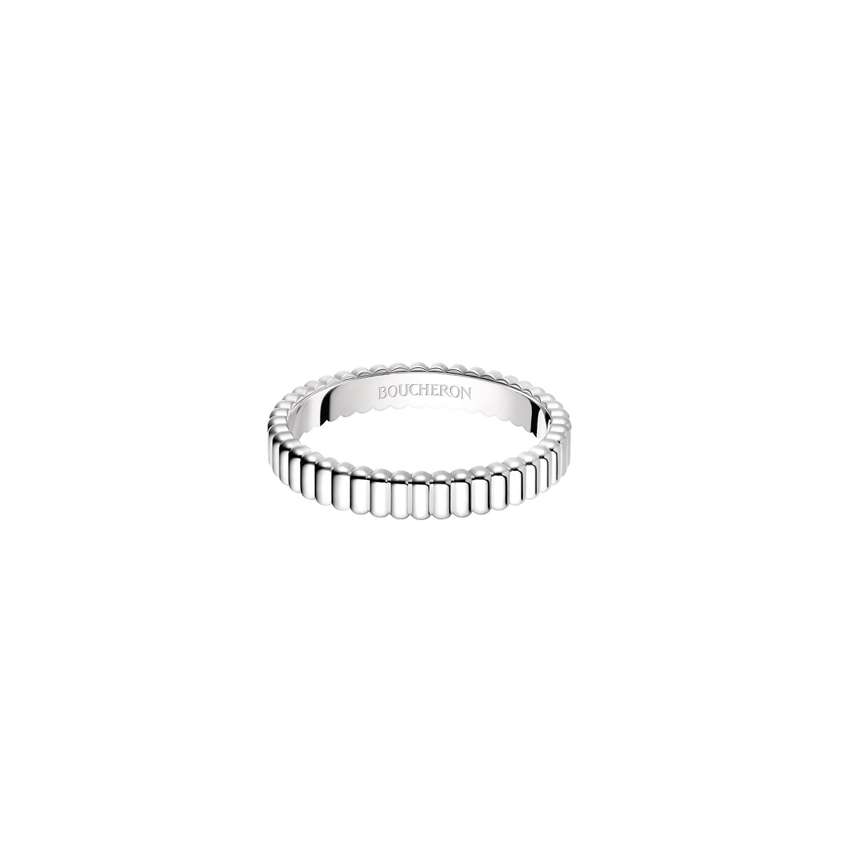 Grosgrain白金婚戒Grosgrain, 白金| Boucheron宝诗龙