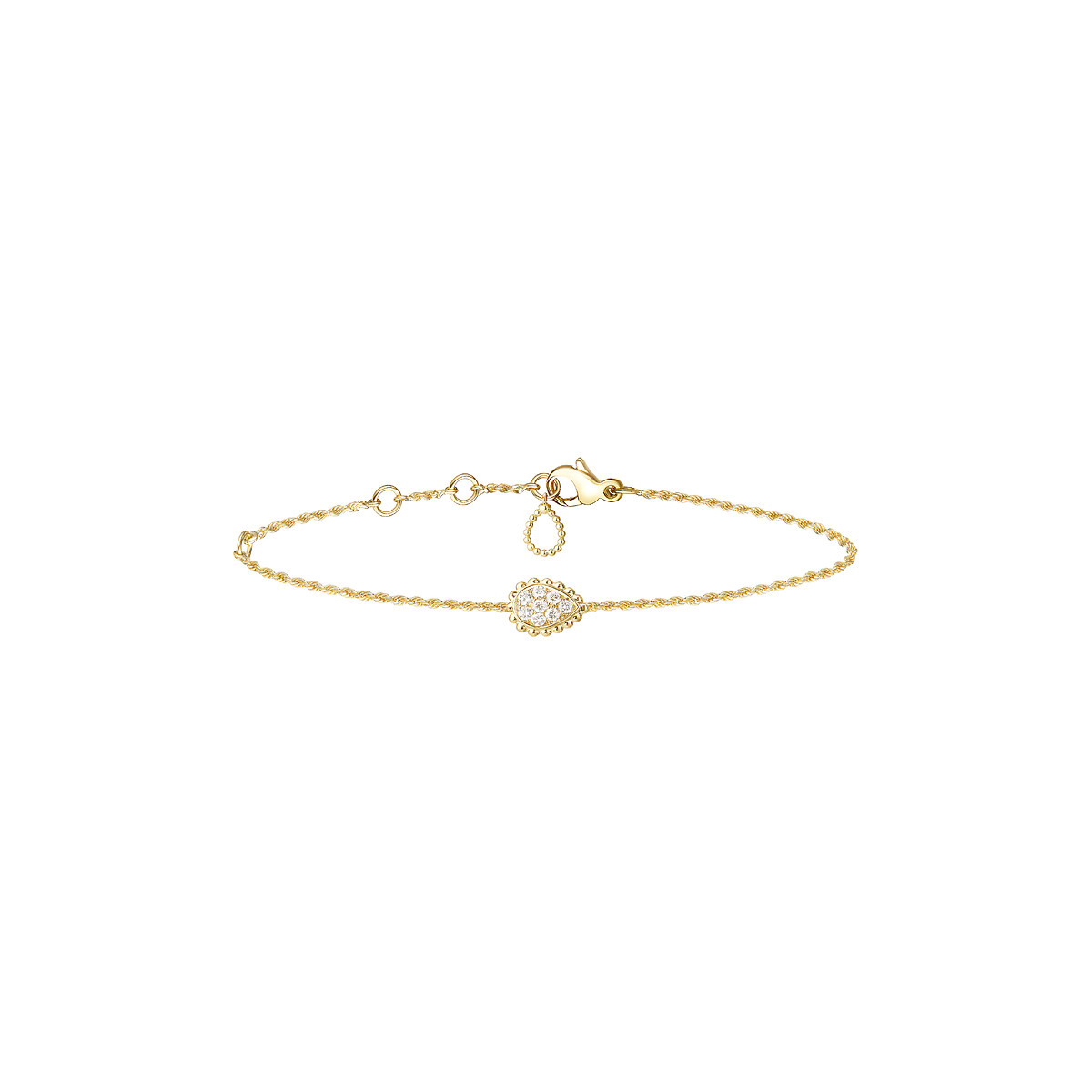 Serpent Bohème手链，装饰超小号图案