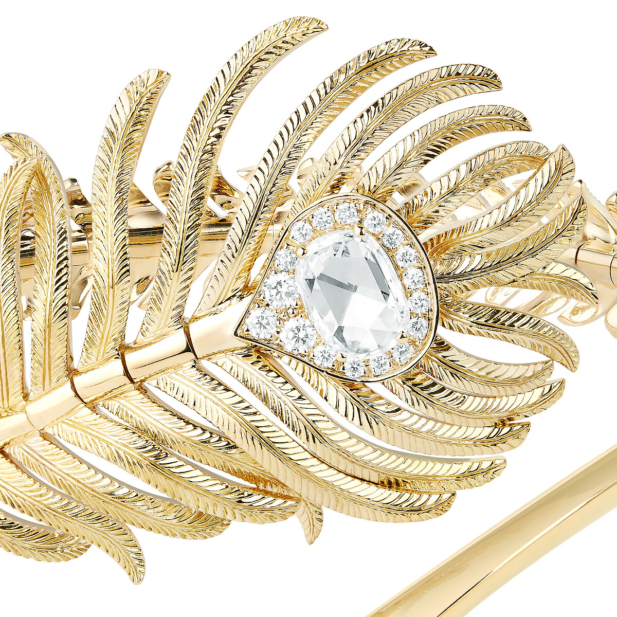 Plume de Paon孔雀羽毛手镯