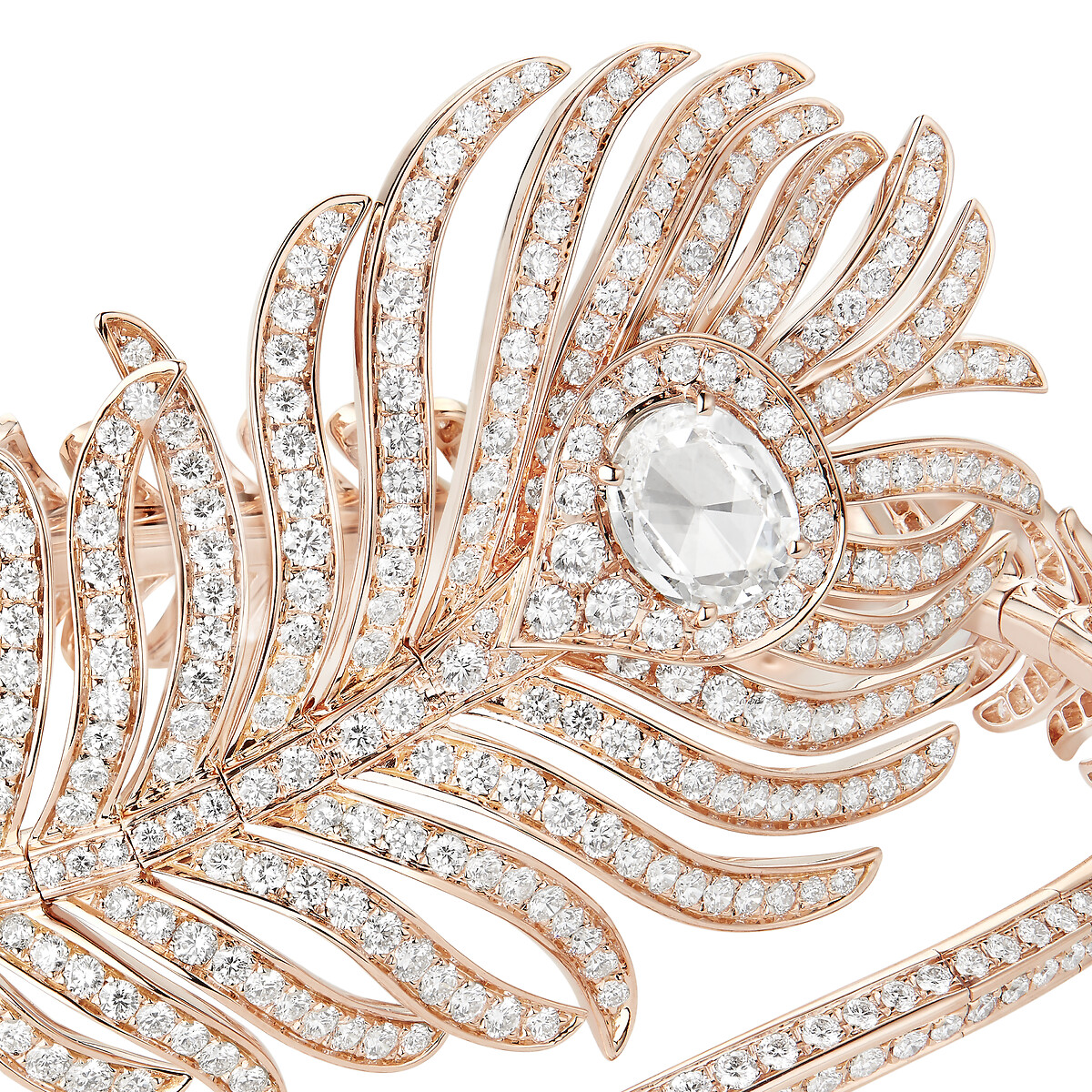 Plume de Paon孔雀羽毛手镯