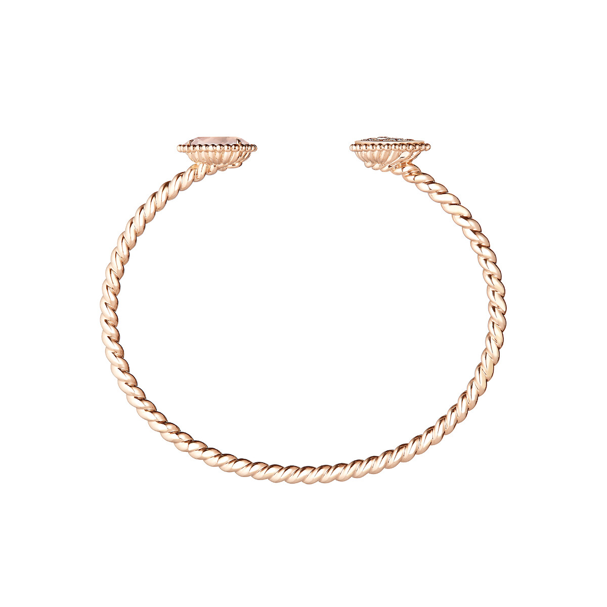 Serpent Bohème粉水晶系列手镯