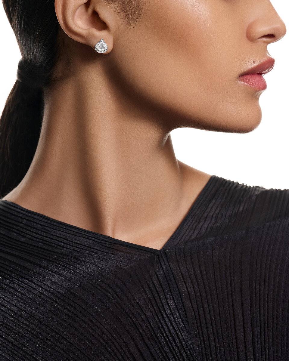 Plume de Paon孔雀羽毛耳饰