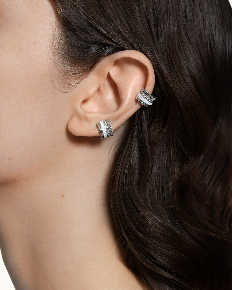 Quatre Double White系列耳夹