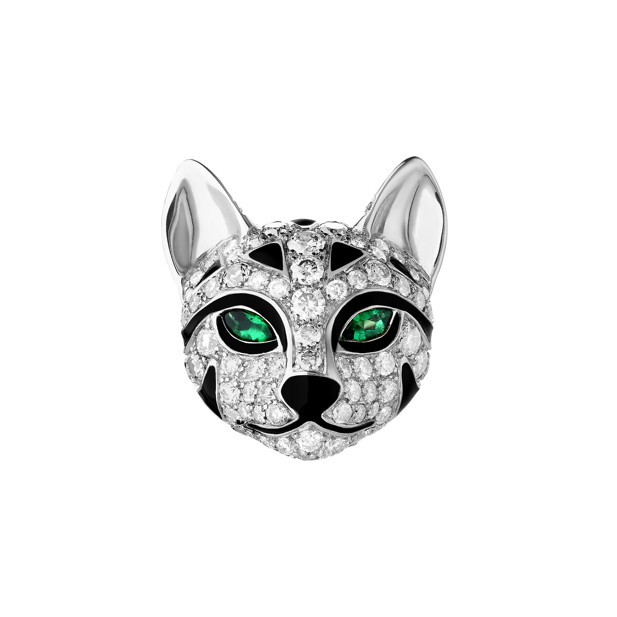 Fuzzy毛茸茸的豹猫耳钉