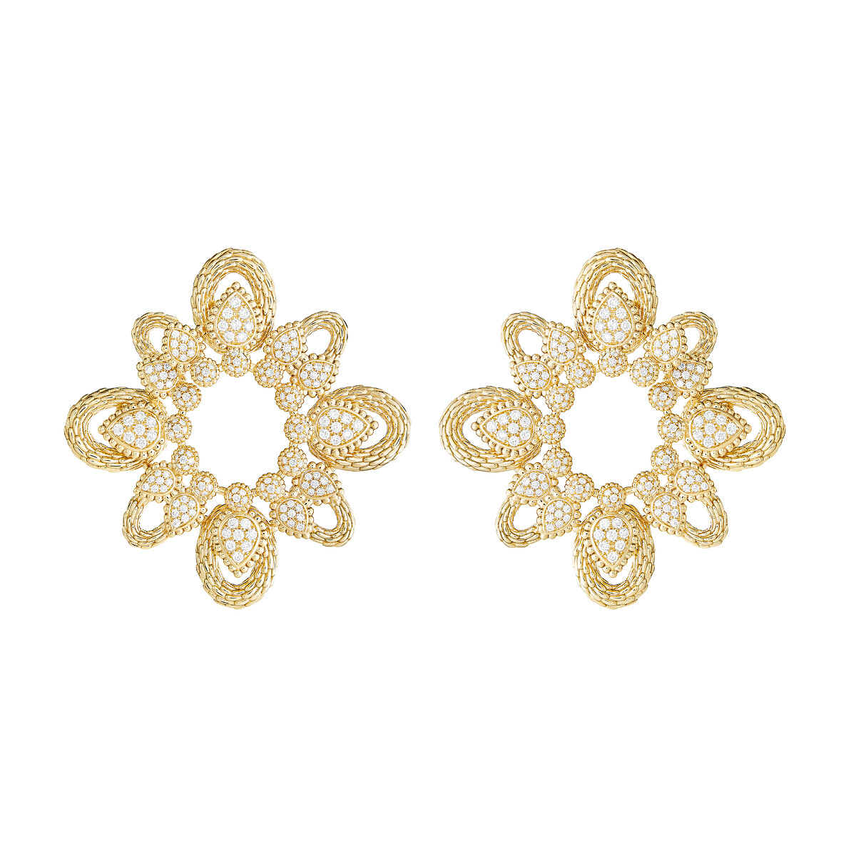 Vintage Serpent Bohème Hoop Earrings