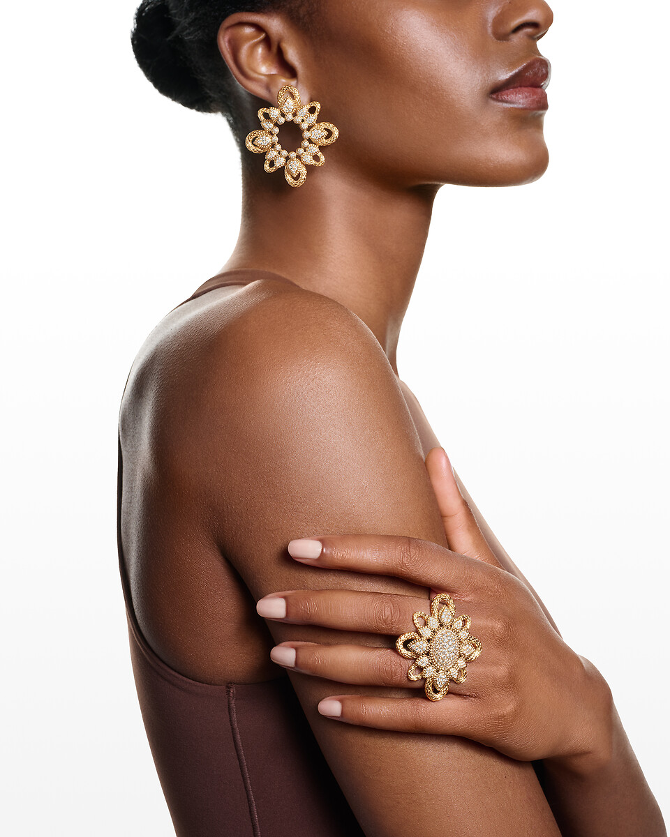 Vintage Serpent Bohème Hoop Earrings