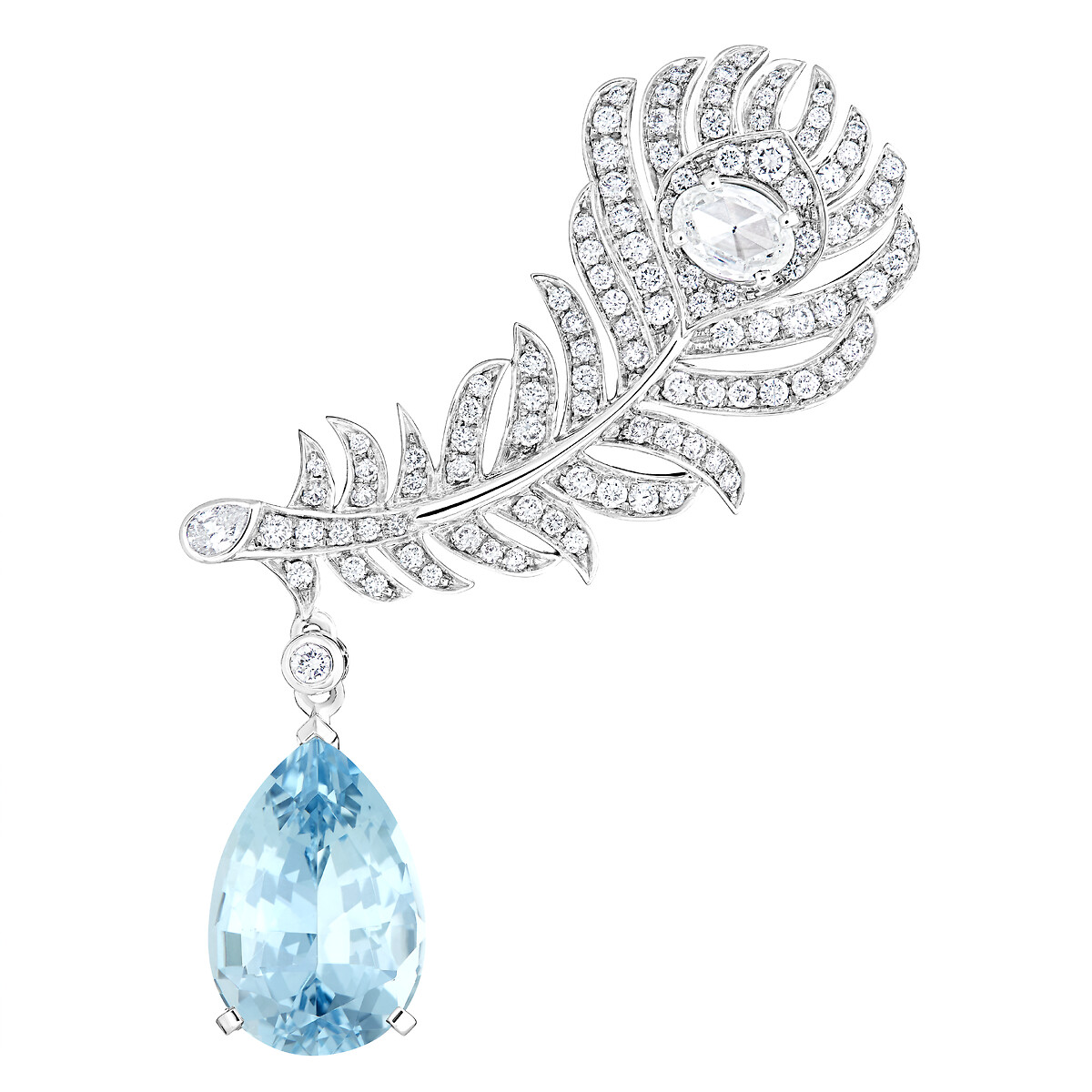 Plume de Paon Ear clips