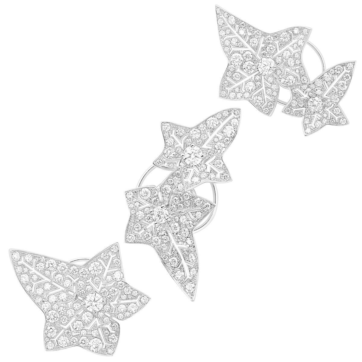Set of 3 Lierre de Paris brooches
