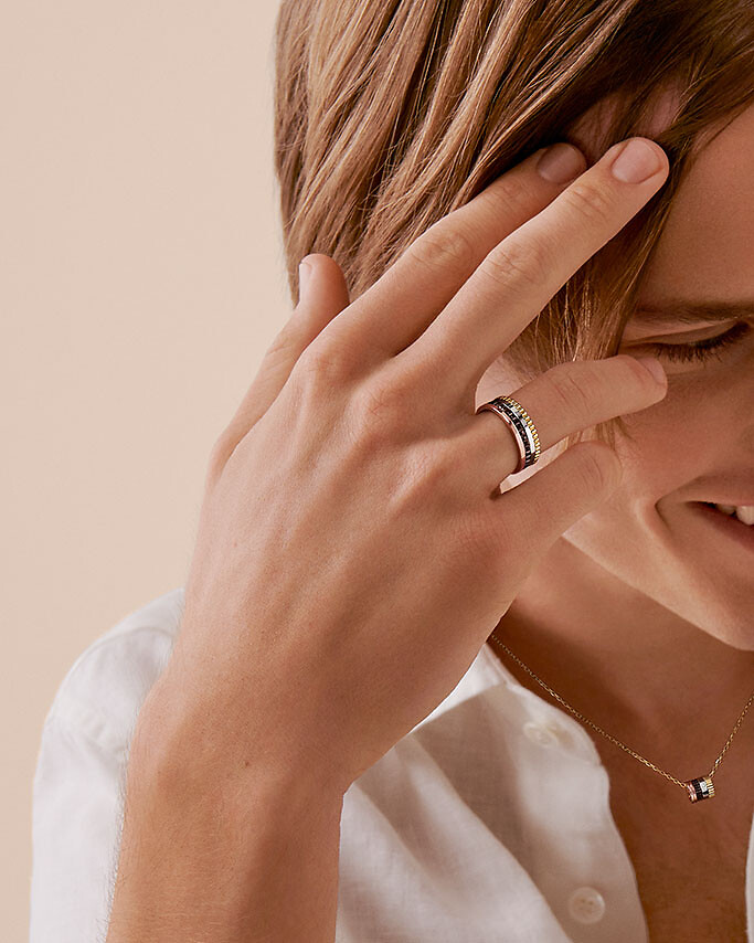 Quatre Classique系列吊坠项链，超小型款