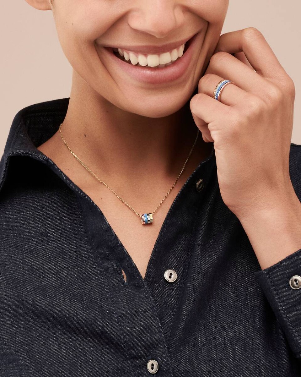 Quatre Blue系列吊坠项链