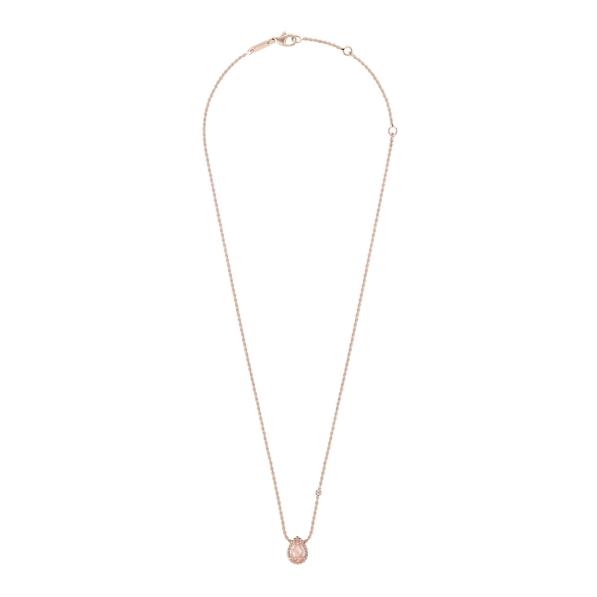 Serpent Bohème粉水晶系列项链