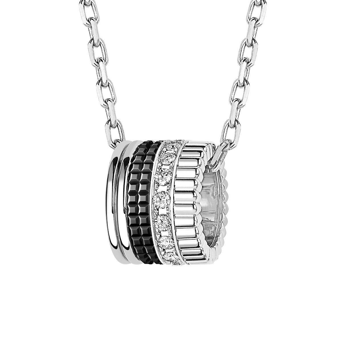 Quatre Black系列吊坠项链 