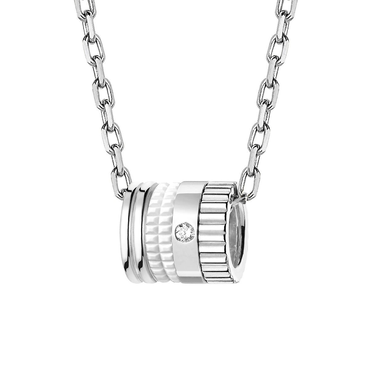 Quatre Double White系列吊坠项链