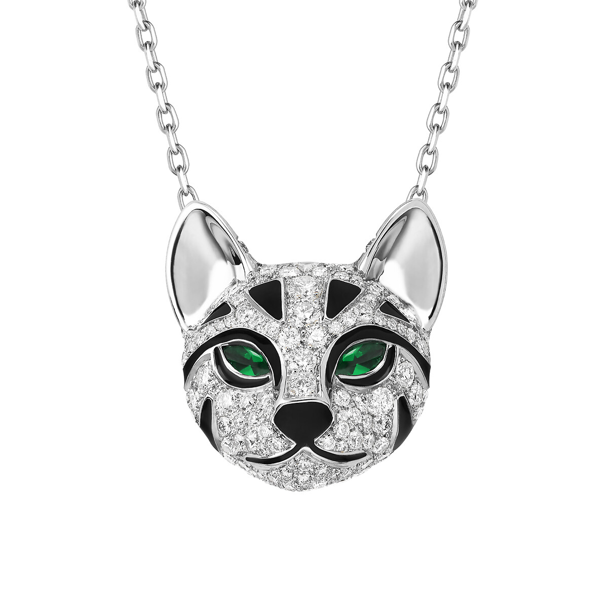 Fuzzy, the Leopard Cat pendant