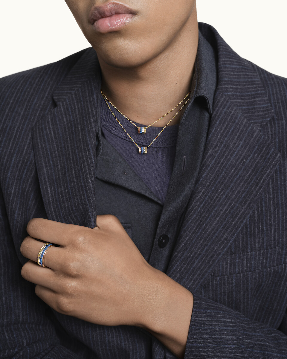 Quatre Blue系列吊坠项链