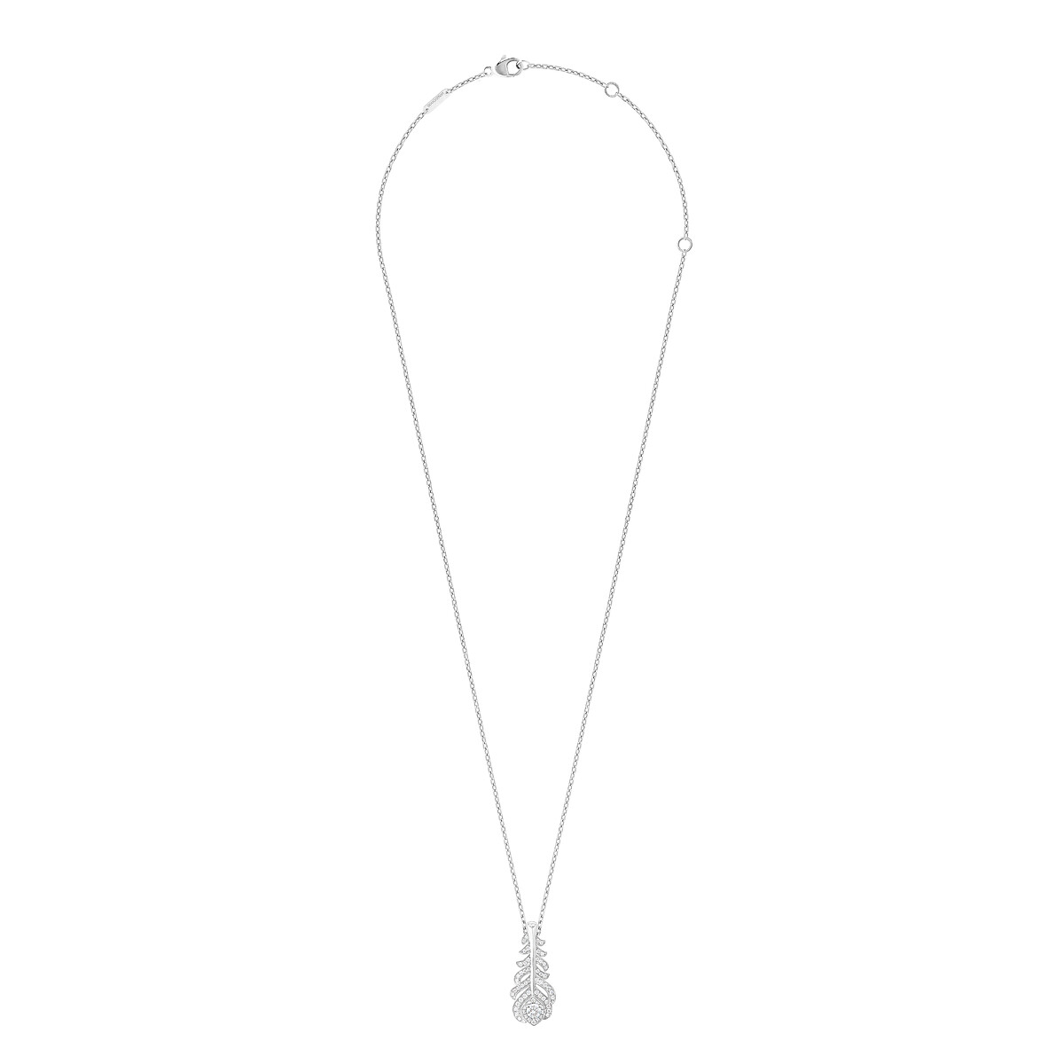 Plume de Paon孔雀羽毛吊坠项链