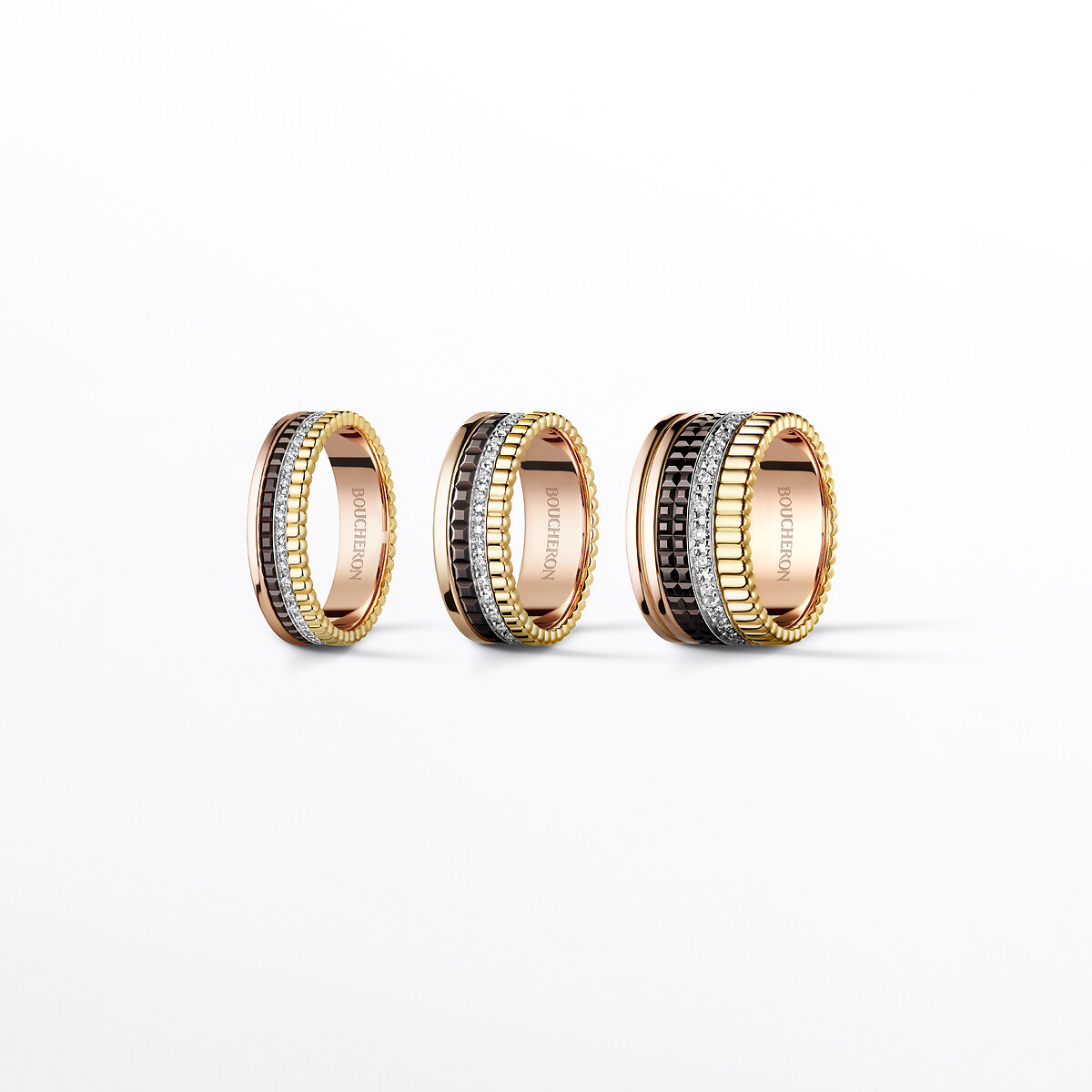 Quatre Classique Large Ring