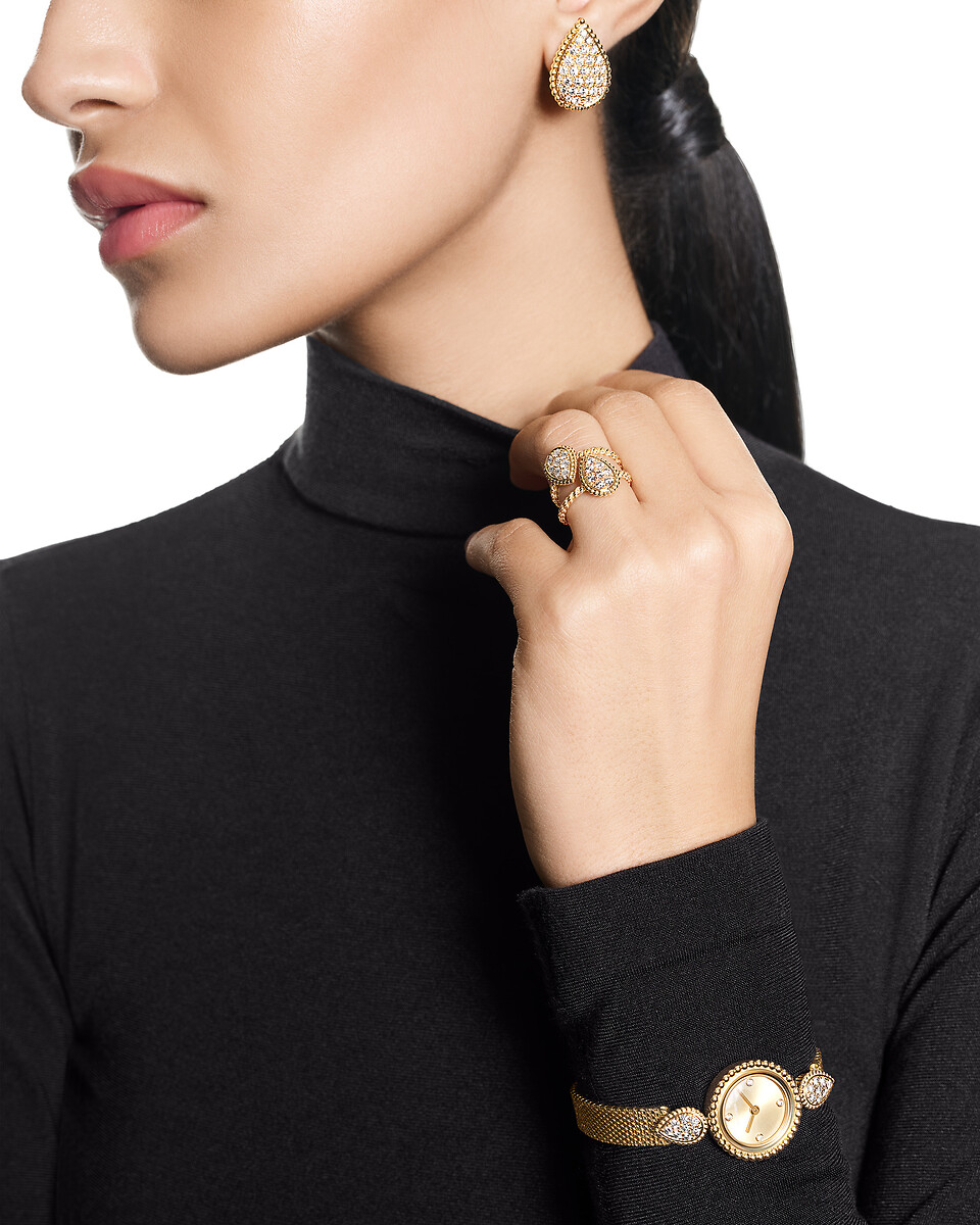 Serpent Bohème图案戒指，小号款