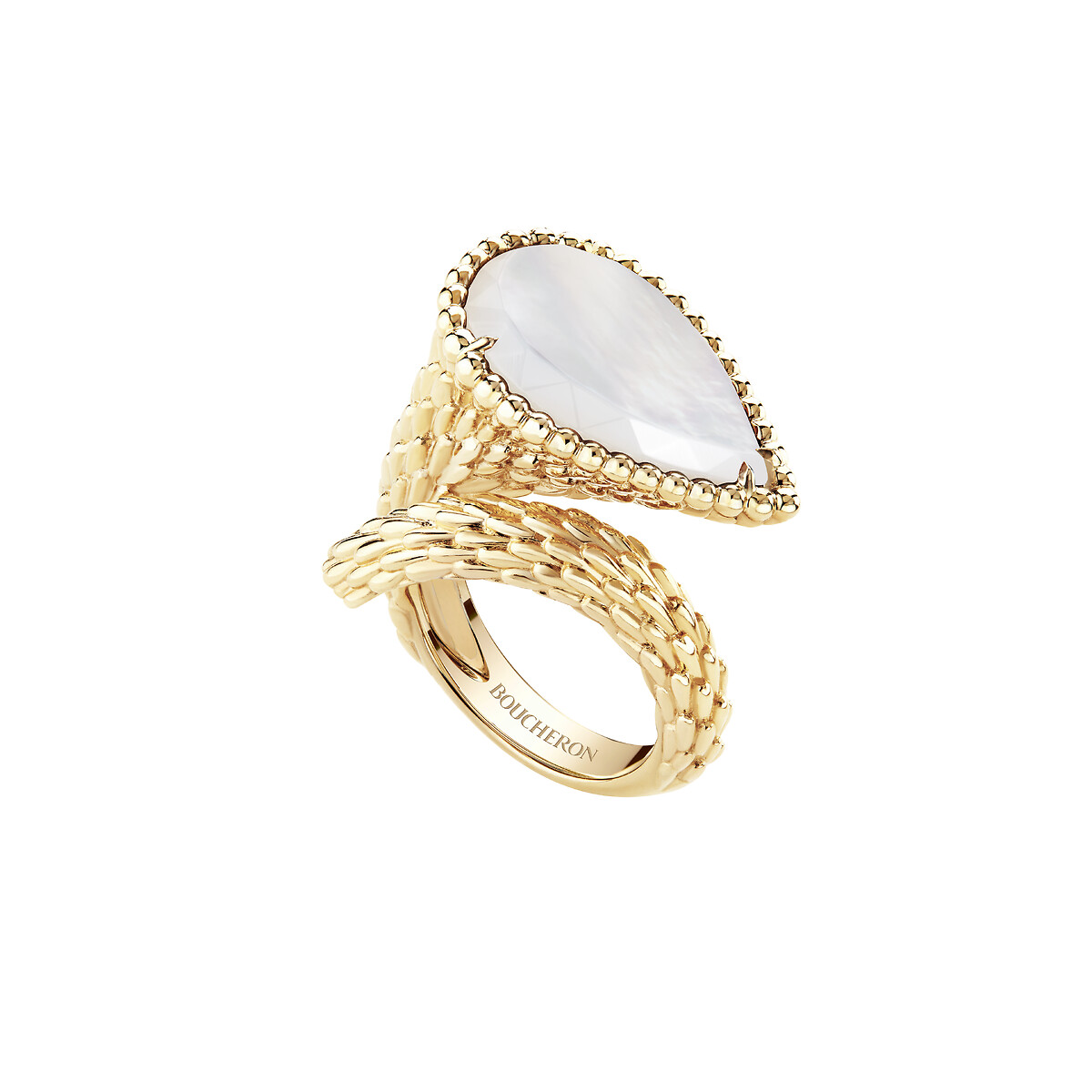 Serpent Bohème大号款图案戒指  