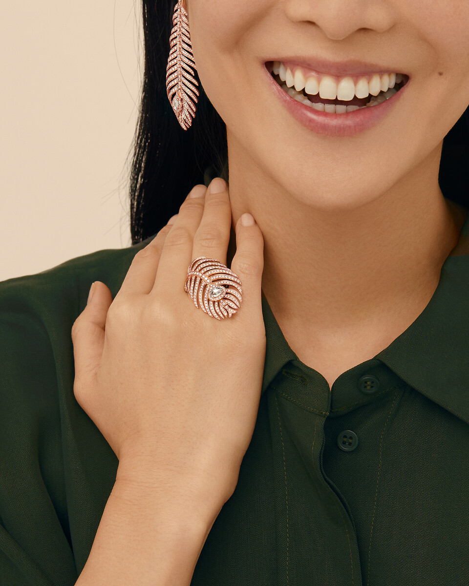 Plume de Paon戒指，大号