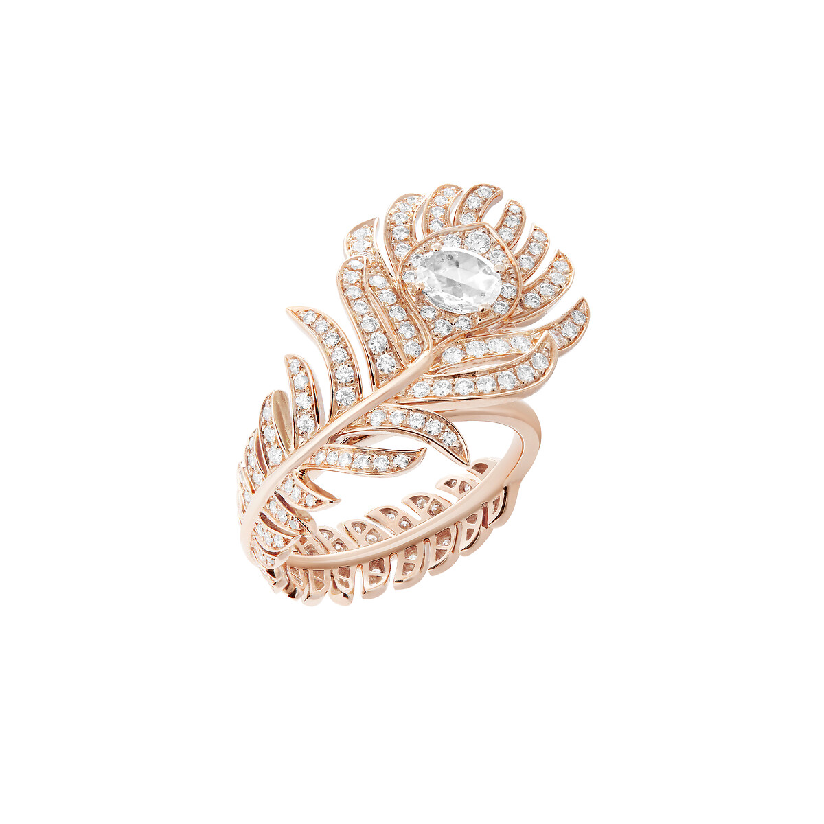 Plume de Paon small ring