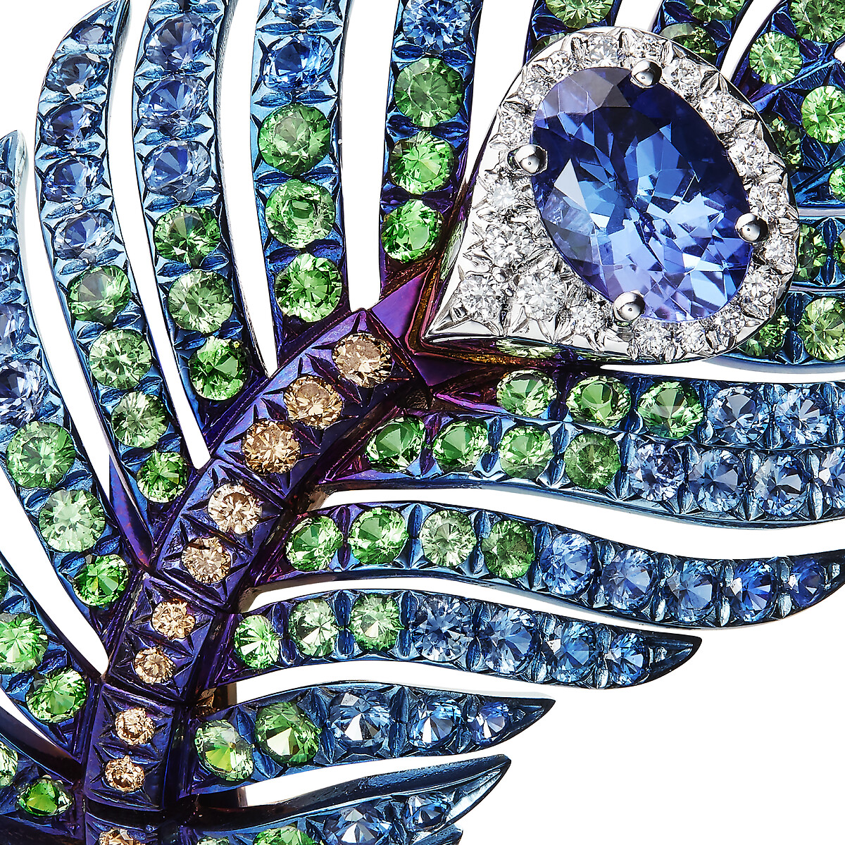 Plume de Paon孔雀羽毛戒指