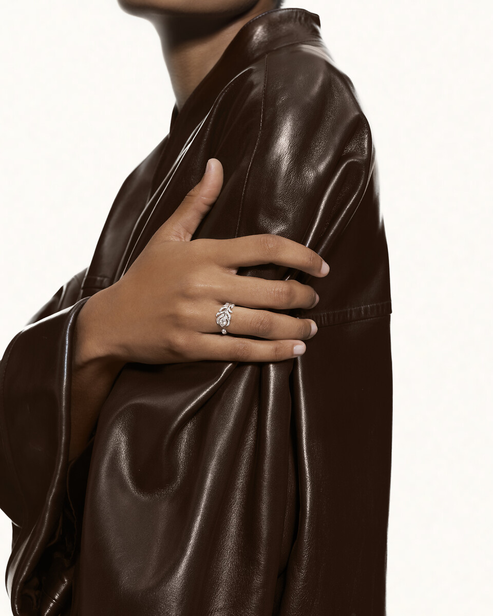 Plume de Paon孔雀羽毛戒指