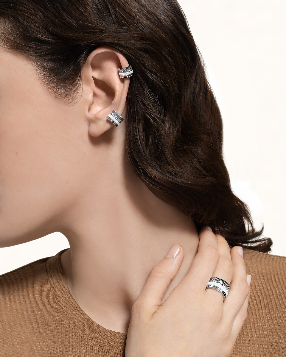 Quatre Double White系列戒指，大型款