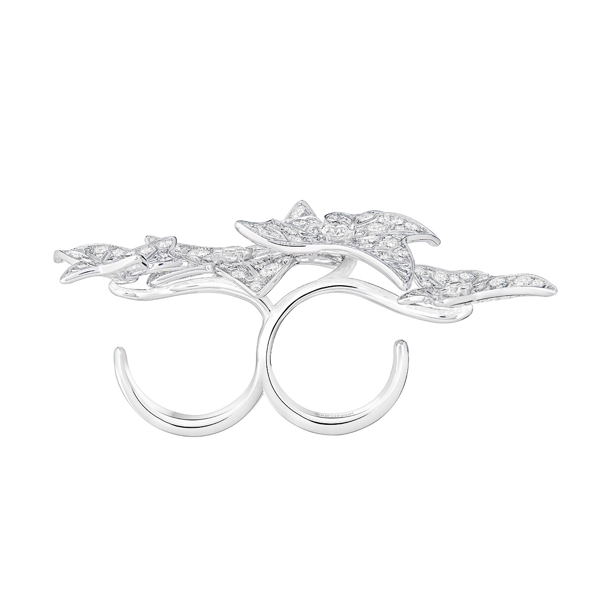 Lierre de Paris Two-Finger Ring